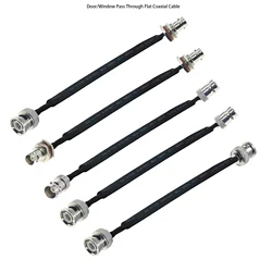 Conector BNC Panel 50 ohm Paso a través RF coaxial
