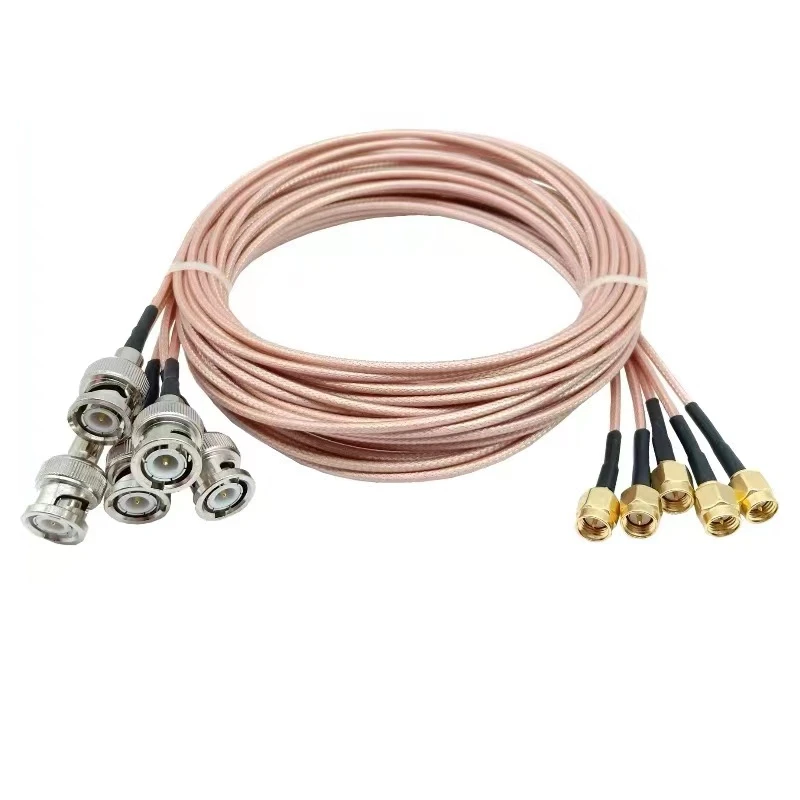 Cable Coaxial de SMA-J a BNC-J, conector BNC macho a SMA macho, engarce RG316, módulo probador de enrutamiento inalámbrico Pigtail - imagen 2