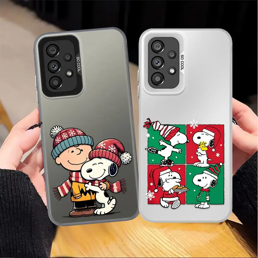 Funda trasera para teléfono Samsung Galaxy A13 A14 A21s A23 A24 A25 A26 A31 A36 A35 A11 A12 A32 A34 A17 A20s A15 A16 Navidad - imagen 3