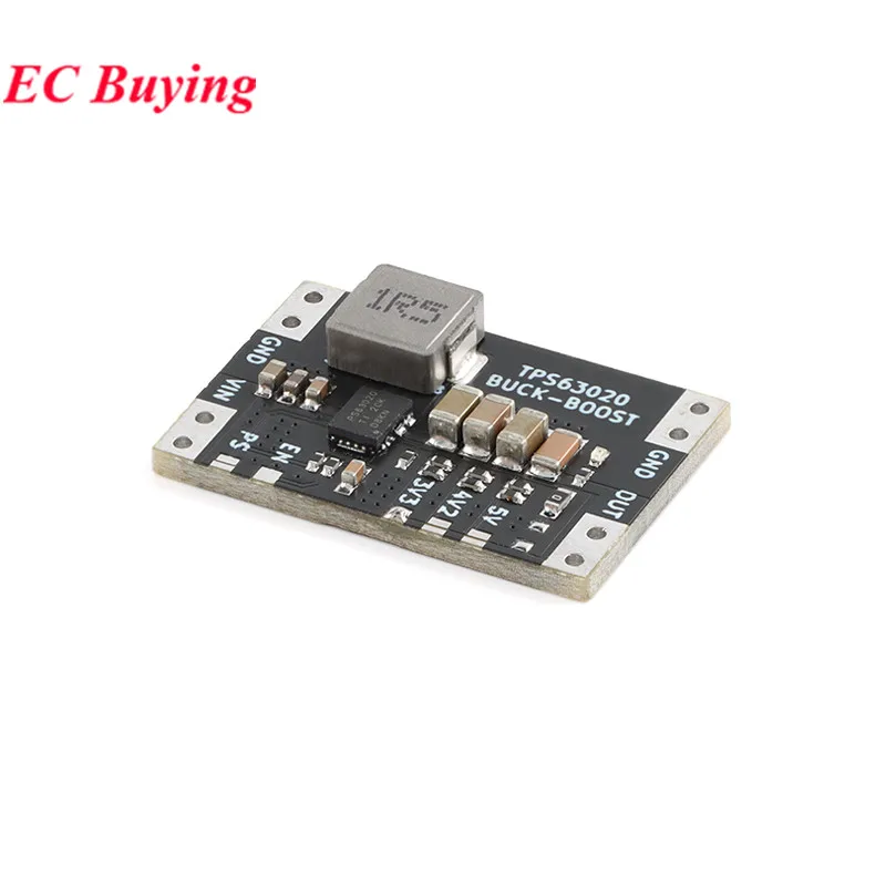 10 piezas/1 pieza TPS63020 3,3 V 4,2 V 5V batería de litio automática Boost Buck módulo reductor XL63020 microcontrolador potencia baja ondulación - imagen 5