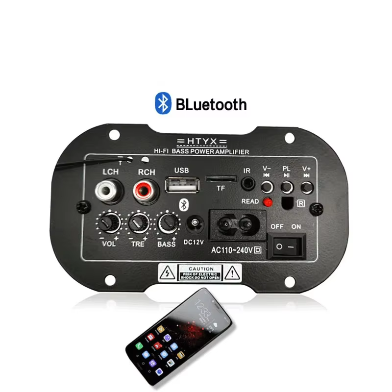 Amplificador Audio Bluetooth 30W – DAC, FM y USB para Coche y Casa - imagen 4