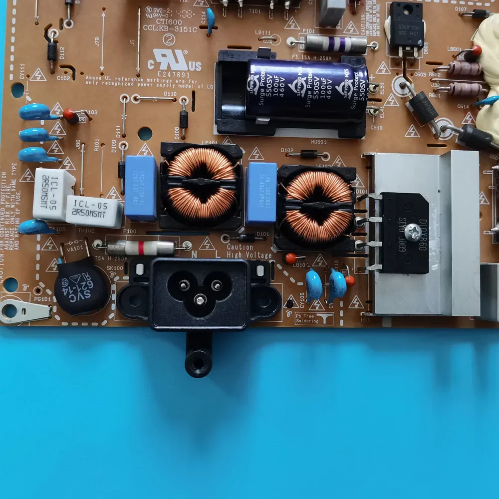 EAX65423801 (2,1) EAY63072101 Placa de fuente de alimentación genuina es para 47LB5800LG 47LB5900LG 47LB6300LG 49LB5550LG 50LB5900LG 50LB6000LG - imagen 4