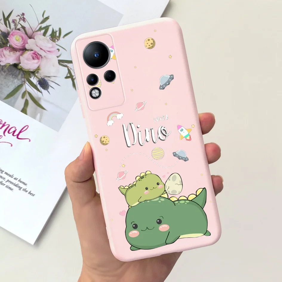 Funda trasera de silicona suave para Infinix Note 11, carcasa de TPU para Infinix Note 12 G88 Note11 Capa, X663 X663B, astronauta encantador - imagen 4