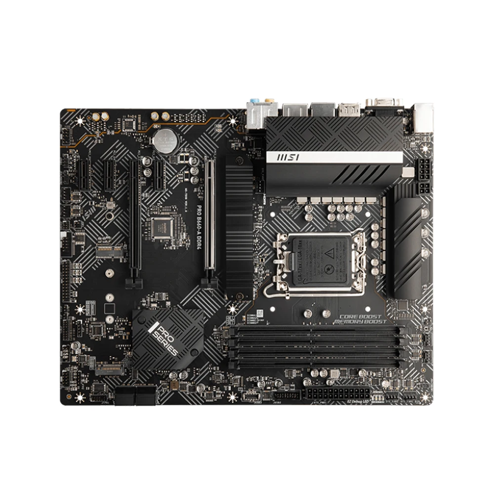 Placa base MSI PRO B660-A DDR4 compatible con i9-14900KF 13900K i7-14700K 13700 i5-12400F CPU 4xDDR4 5333MHz HDMI NVME M.2 LGA1700 - imagen 3