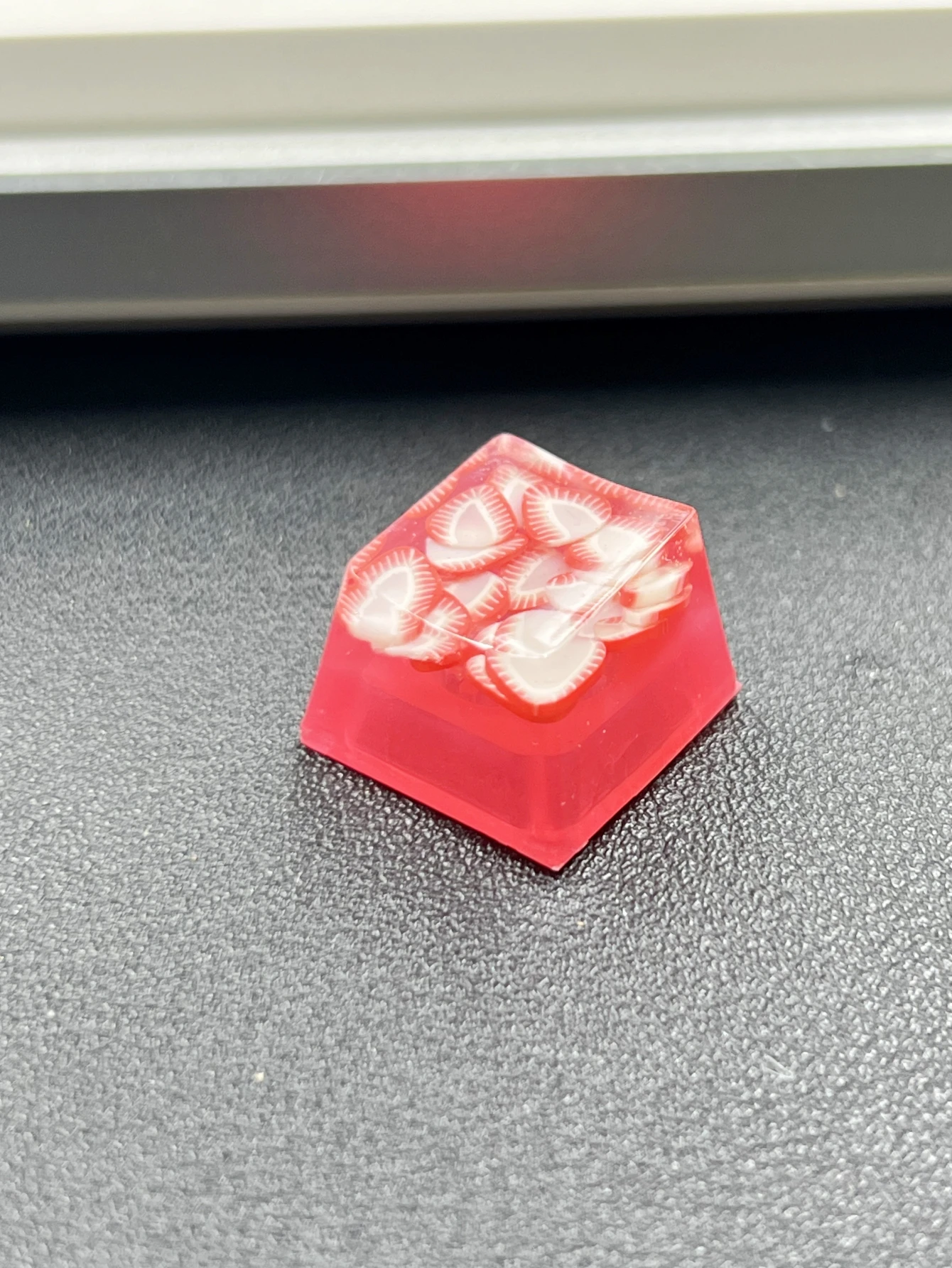 1 Uds. Bonita serie de frutas translúcidas, fresas, sandía, mejora tu apariencia de teclado mecánico. Accesorios - imagen 3
