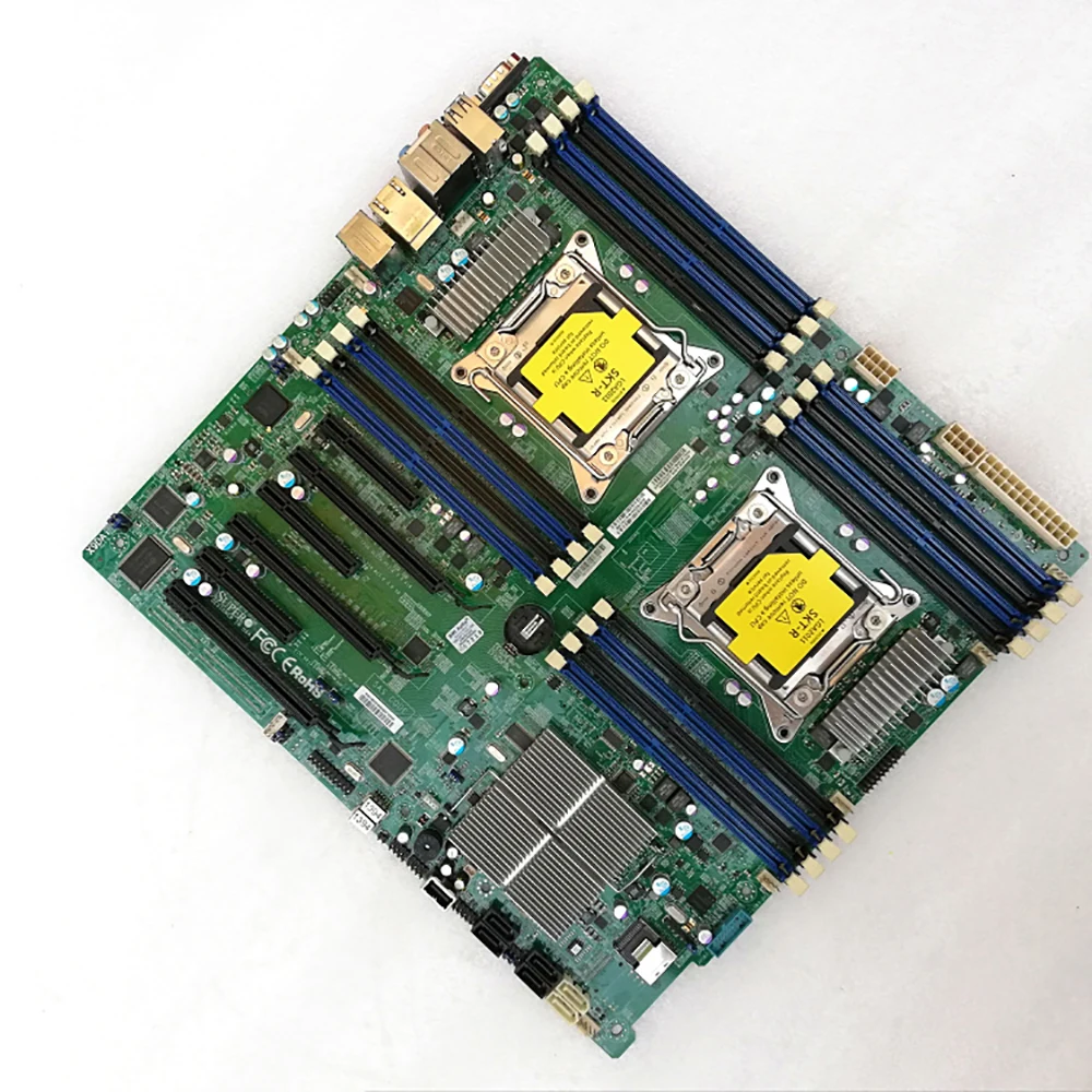 Placa base de servidor de doble vía X9DAi de alta calidad ECC DDR3 LGA2011 PCI-E 3,0 SATA3 USB 3,0 - imagen 5