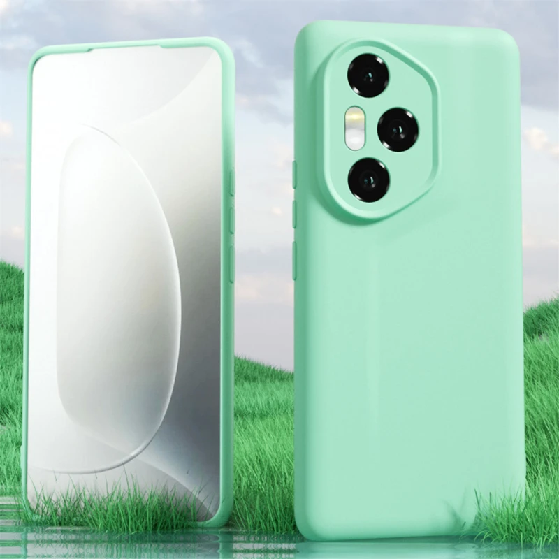 Funda de silicona líquida para Magsafe, funda de Color sólido con carga inalámbrica magnética a prueba de golpes para Huawei Honor 300 200 Pro 90 70 50 - imagen 5