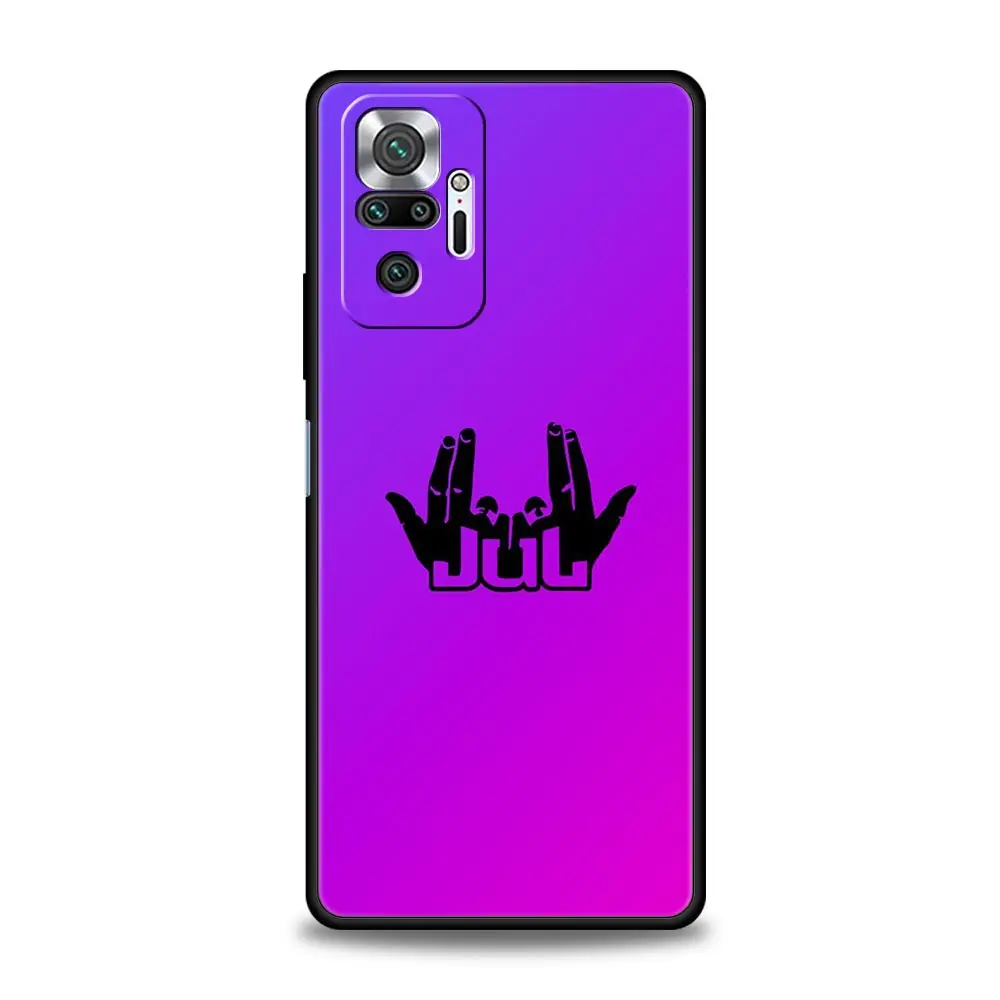 JuL rapero funda de teléfono para Xiaomi Redmi Note 13 12 5G 11 10 Pro Plus 4G 9S 9 8 7 9T 13C 12C 10C 9C 9A funda de silicona suave - imagen 4