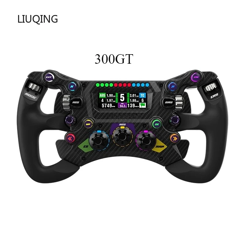 CONSPIT 300 GT 300 mm (11,8 ") Volante de fibra de carbono Sim Racing Wheel retroalimentación de fuerza para GT y Endurance Racing