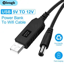 Cable elevador Elough Boost Line USB 5V a 9V/12V para router