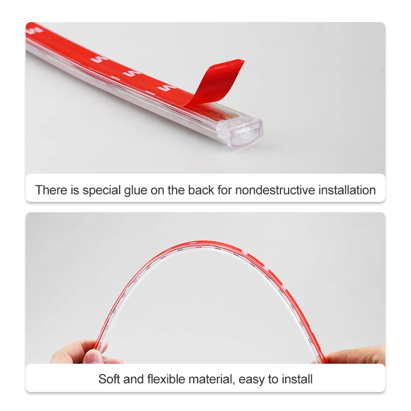 48 luces LED para el interior del coche, luz ambiente USB ambiente con control remoto inalámbrico, aplicaciones de música, control automático de la atmósfera RGB, lámparas decorativas - imagen 4