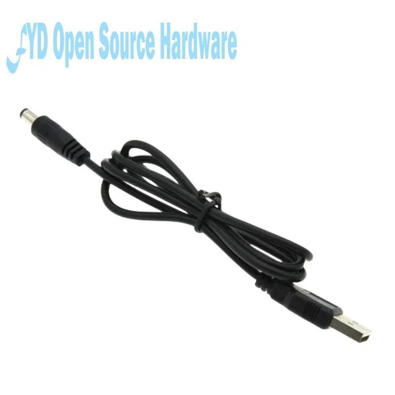 Cable de alimentación USB a DC5.5 x 2,1mm 5V9V12V boost cable USB para placa de desarrollo uno-r3 esp8266 esp32 - imagen 2
