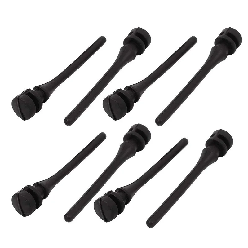 TEUCER 20 piezas de clavos adhesivos de amortiguación de vibración para ventilador de chasis de computadora, Clips de fijación para ventilador de radiador de CPU, instalación sin tornillos - imagen 3