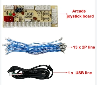 60pcs diy arcade kit