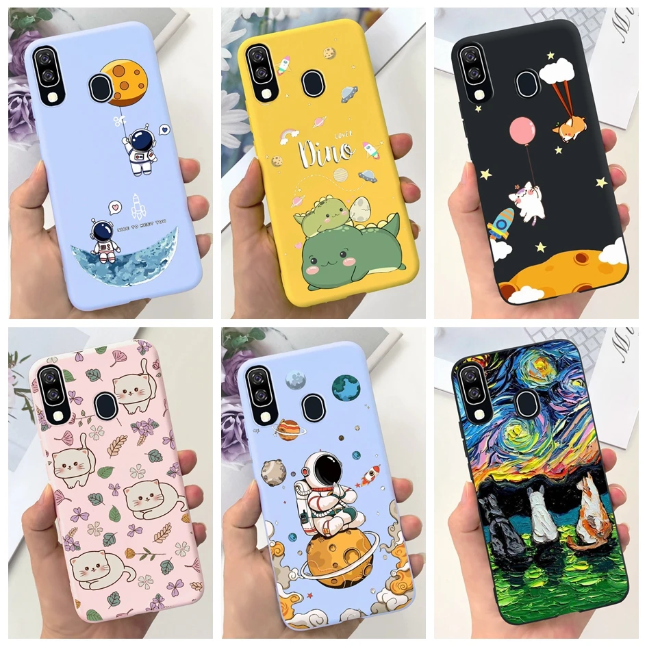 Para Samsung A40 funda bonita de dibujos animados funda de teléfono de silicona suave para Samsung Galaxy A40 A 40 GalaxyA40 A405 SM-A405F A405F fundas