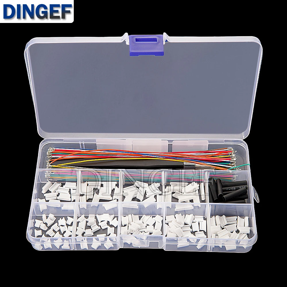 Kit de conector de Cable SH1.0MM JST de 1mm, cabezal macho JST 3P-12P con 28AWG prensado con Terminal para Cable de Dron de carreras GPS - imagen 3