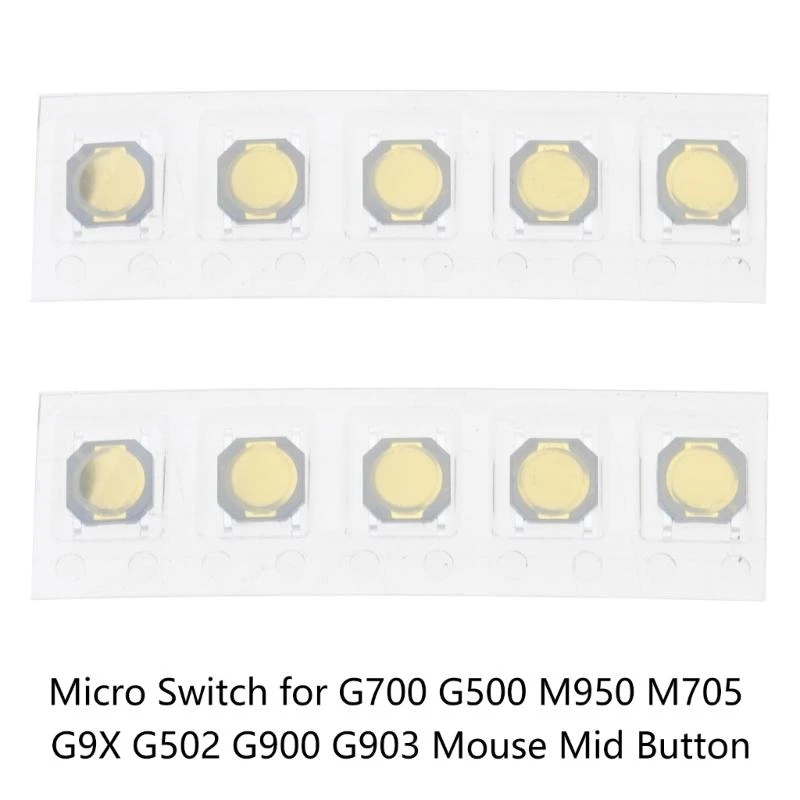 Y1UB 1 PC Micro Switch para G500 G500S G9X M950 G502 G900 G903 - imagen 5
