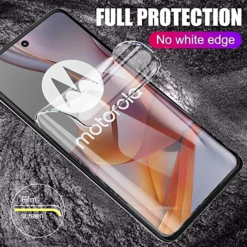 4Pcs Hydrogel Film for Motorola Moto G86 Screen Protector for Motorola Moto G86 Power Screen Protectors Anti-Scratch Not Glass - imagen 2