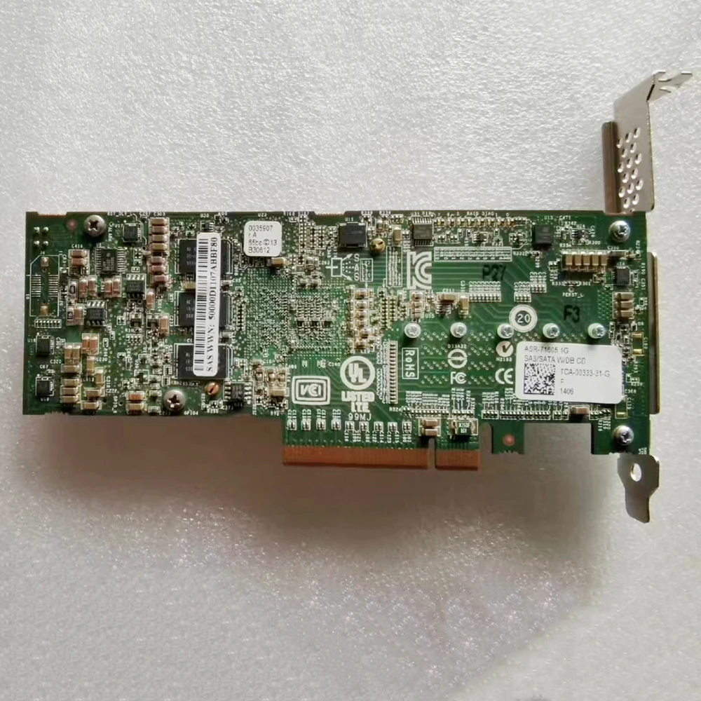 La tarjeta de matriz ASR-71605 1G de 16 puertos admite Sata y SAS - imagen 2