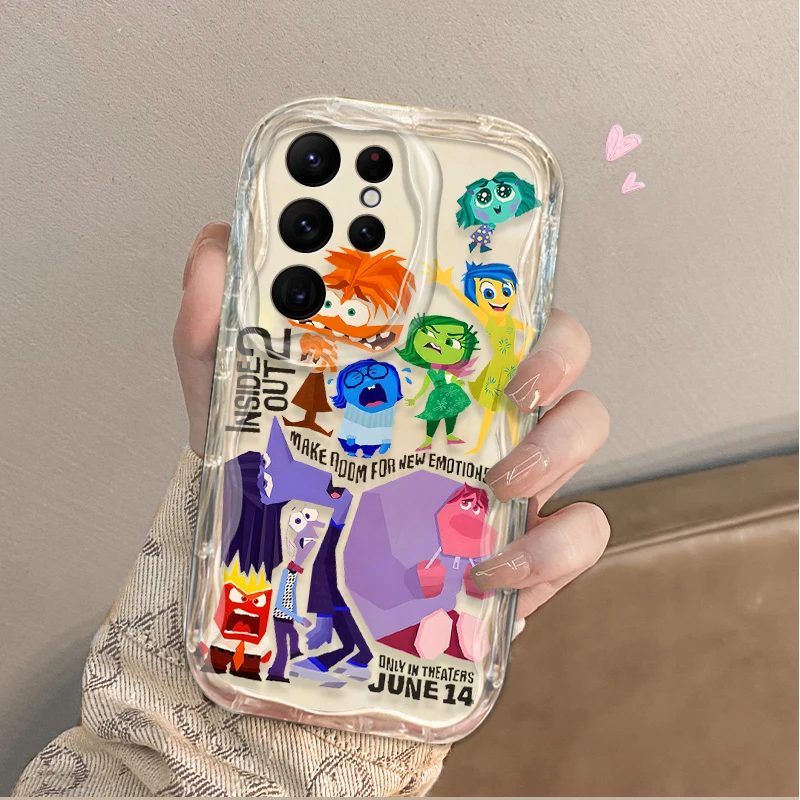 Funda de silicona Inside Out 2 3D Wave para Samsung Galaxy, S24 Ultra, S23, S22 Plus, S21, S20 FE, A25, A55, A35, A15, A16, A05, A05S, A06 - imagen 4