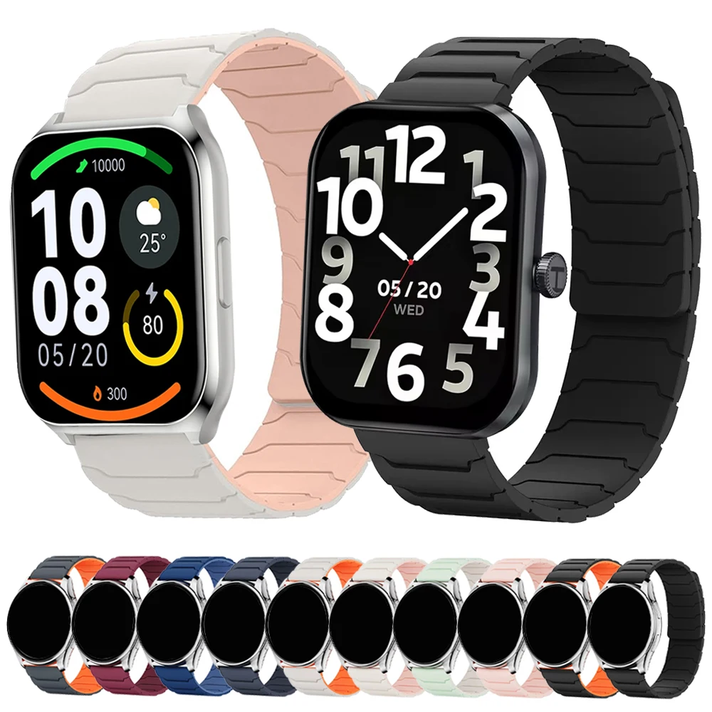 Correa de reloj de 20mm y 22mm para Haylou Watch 2 Pro S6 Solar 5 RT3 RS4 Plus, pulsera de silicona para Xiaomi Watch S4 S1/color 2