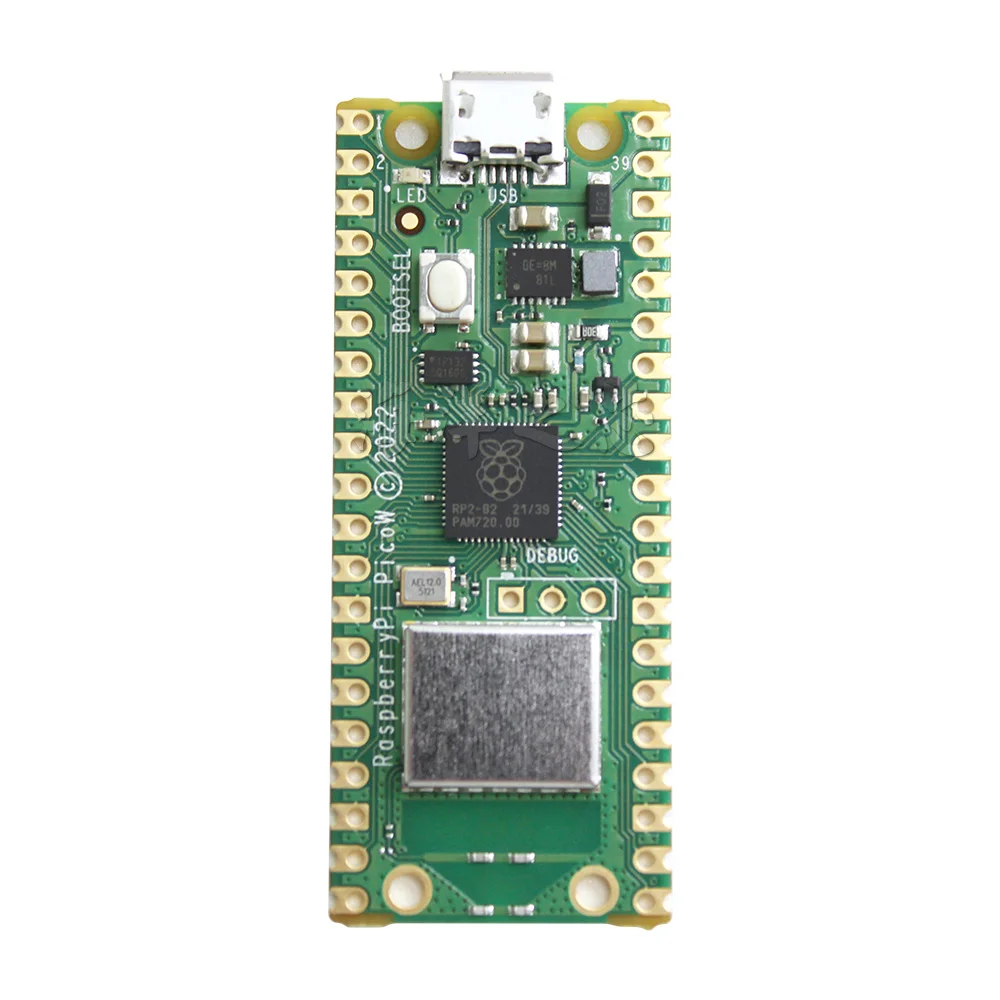 Placa Raspberry Pi Pico W oficial con módulo WIFI inalámbrico compatible con Micro Python - imagen 2