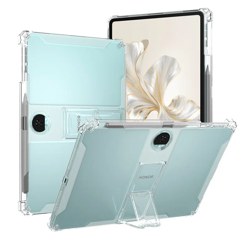 Funda con soporte para Huawei Honor Pad 9, 12,1 pulgadas, 2024, funda suave con cojín de aire, soporte para tableta, carcasa para Honor Pad 9 HEY2-W09 HEY2-W19 - imagen 2