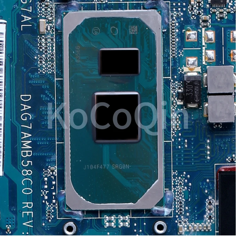 DAG7AMB58C0 para HP 14-CE3 15-CC placa base para portátil i7-1065G7 MX250 4G N17S-G2-A1 67080-601 placa base para ordenador portátil completamente probada - imagen 5
