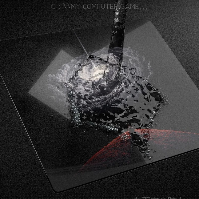 Alfombrilla de ratón para juegos de vidrio fotovoltaico ATOM, templada, mejorada, súper grande, suave, a prueba de manchas, FPS, alfombrilla de escritorio para juegos de oficina - imagen 3