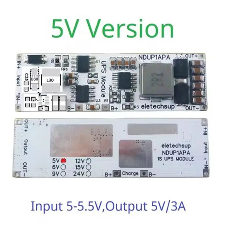 Módulo UPS de alta eficiencia, gran potencia, CC de 5V, 6V, 9V, 12V, 15V, 24V, entrada y salida, 3,7 V, 4,2 V, cargador de batería de litio, descarga de red doméstica - imagen 2