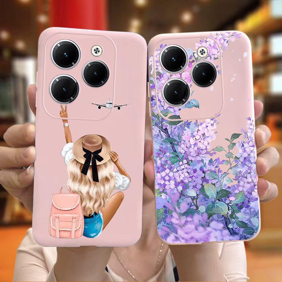 Funda para Infinix Hot 40 / Hot 40 Pro 2023, carcasa trasera de silicona suave con patrón fresco, a la moda, para Infinix Hot40 40Pro 4G - imagen 5