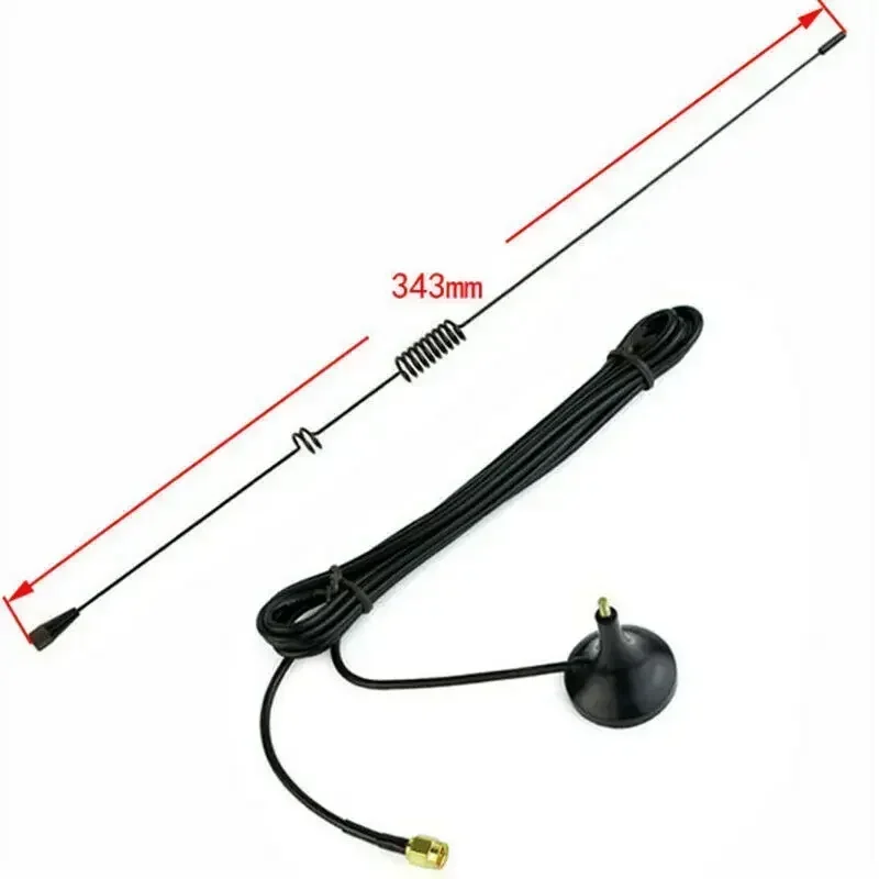 Nagoya UT-106UV antena magnética de Radioaficionado para coche VHF/UHF de doble banda SMA-macho para Baofeng UV-3R Yaesu VX-7R TYT TH-UV3R UVF8D UV6D