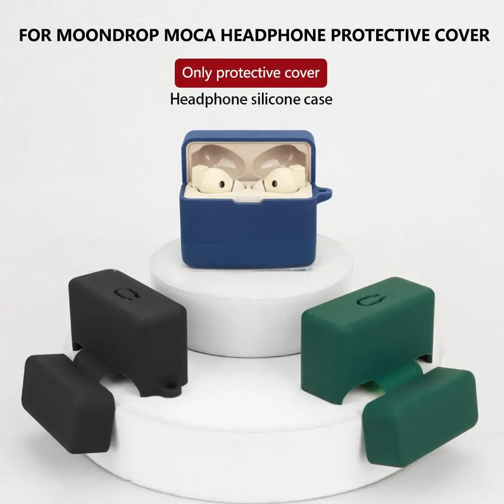 Para MOONDROP MOCA funda para auriculares carcasa suave de silicona funda para oreja conectada funda protectora de silicona para auriculares