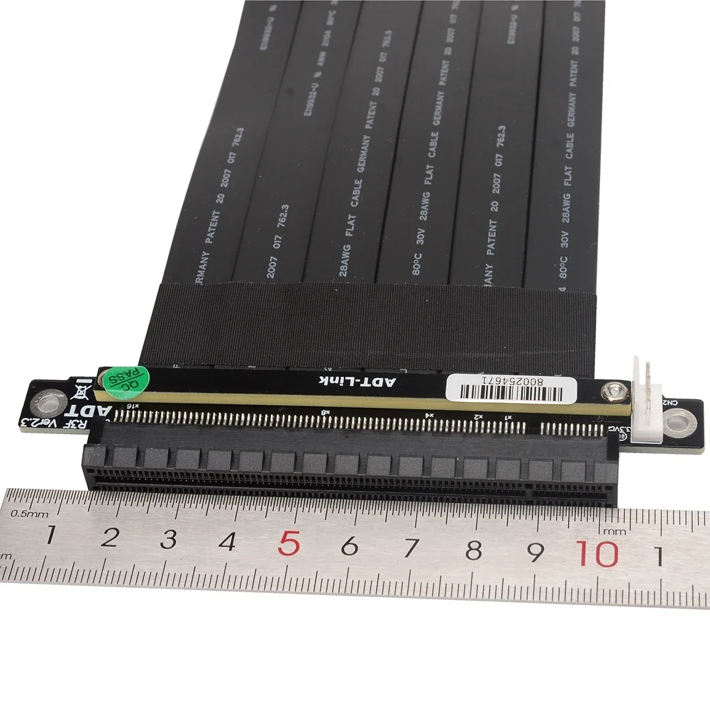 Cable de extensión elevador ADT PCI-E x16 3,0 para tarjeta gráfica PCI Express 16x línea de cinta extensora Gen3 GTX R33SL/R33SF/R33SR 5 ~ 50cm - imagen 4
