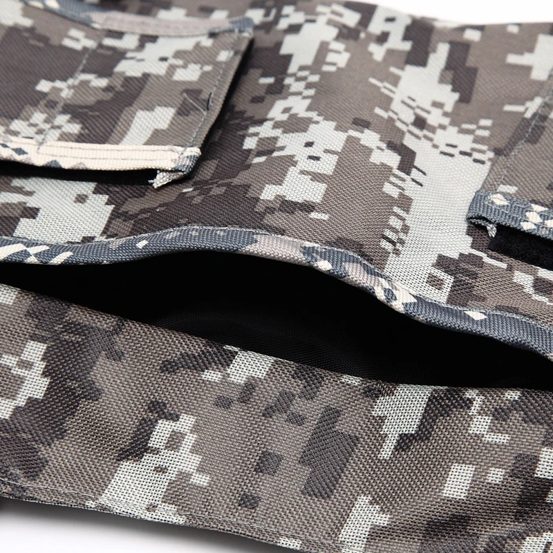 ABBREE PT-08 Walkie Talkie paquete frontal Wist bolsa funda camuflaje hombres táctico Ham Radio pecho bolsa para Wouxun Baofeng UV-5R - imagen 4