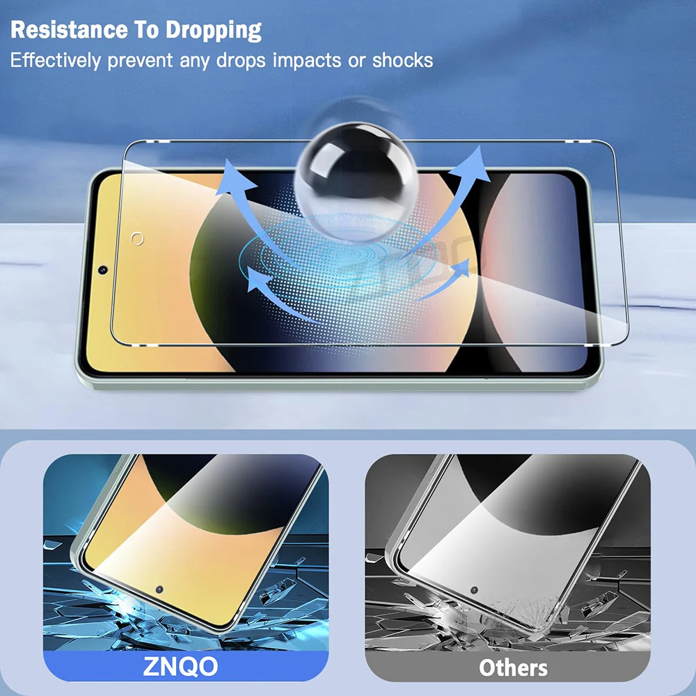 5 uds vidrio templado para Xiaomi Redmi Note 14 13 12 11 10 Pro 11s 10s Protector de pantalla Redmi Note 9 8 Pro 9s 9A 9T 10T 9C 10C 12C - imagen 5