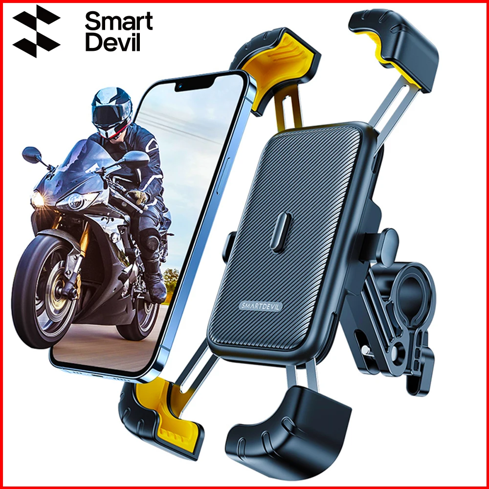 SmartDevil Soporte Teléfono Bicicleta Universal Ajustable Antigolpes