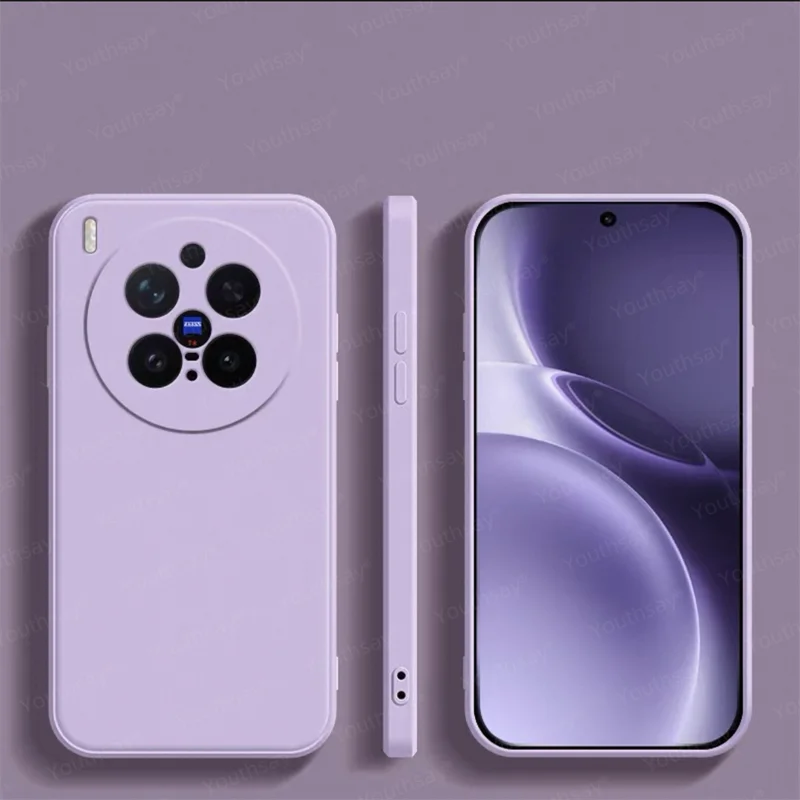 Para Vivo X300 Pro funda Vivo X300 Pro Fundas Shell Coque suave TPU Original funda de teléfono de silicona líquida Vivo X300 Pro - imagen 3