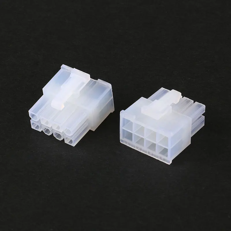 20 piezas 5557 4,2mm 2P 4P 6P 8P 10P 12P 14P 16P-24Pin enchufe macho blanco carcasa de plástico para carcasa de conectores de alimentación de ordenador de coche - imagen 3