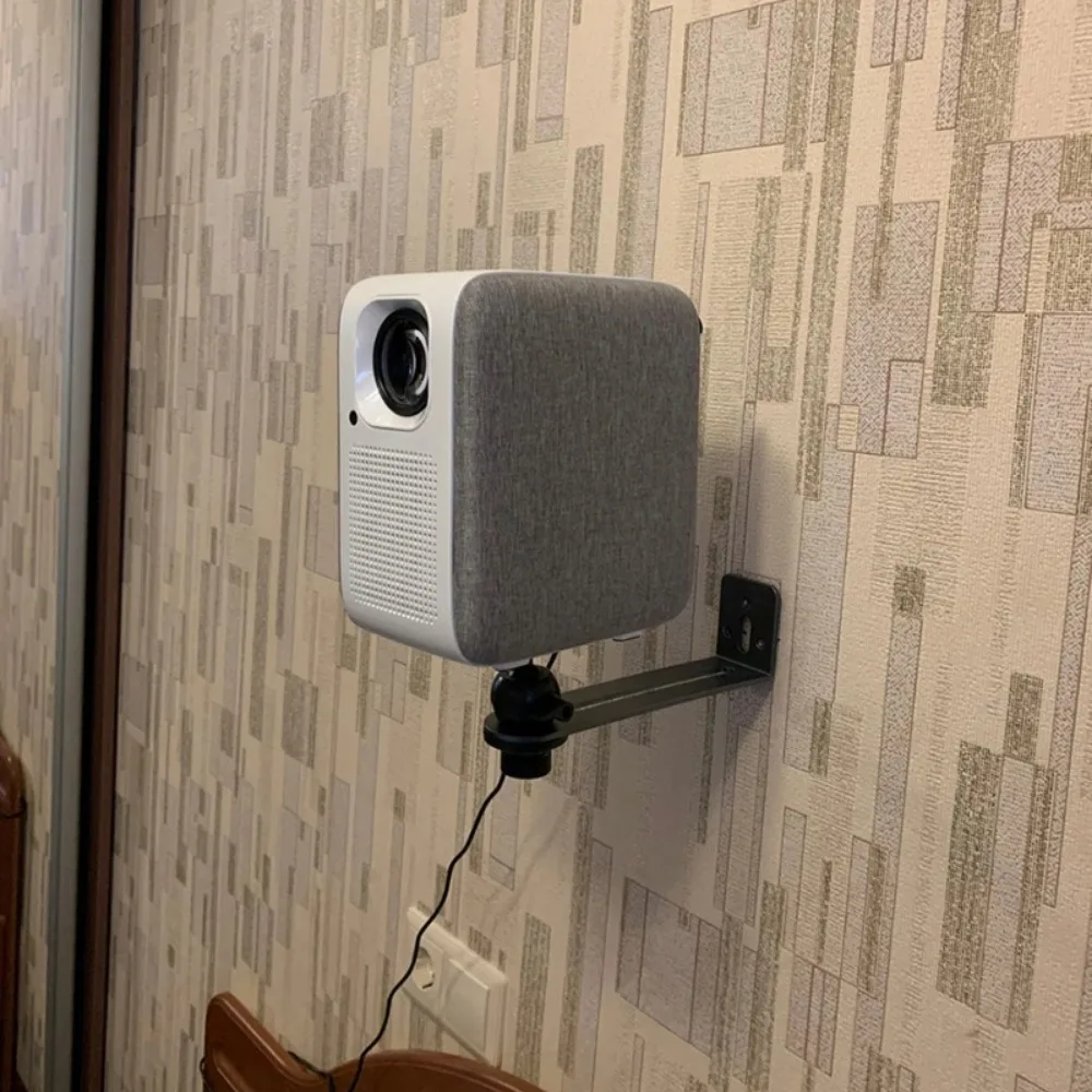 Soporte para proyector portátil 360 °   Soporte de montaje en pared giratorio, tornillo Universal 1/4 para soporte de proyector XGIMI JMGO Dangbei - imagen 5