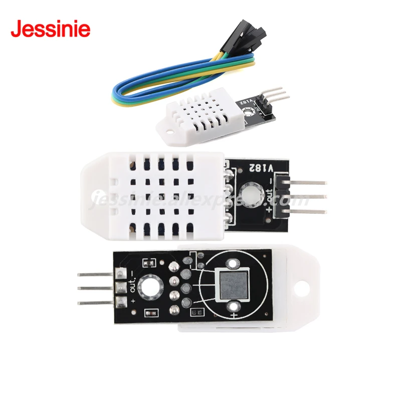 Módulo Sensor Digital de temperatura y humedad DHT22/AM2302, módulo de sonda de detección ambiental para Arduino, 5 uds./1 ud. - imagen 3