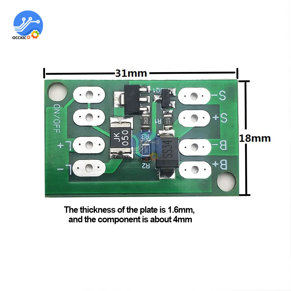 Controlador de carga del generador Solar, interruptor de circuito de Control de luz automático, placa de carga de batería de litio, lámpara de calle pequeña para patio - imagen 5