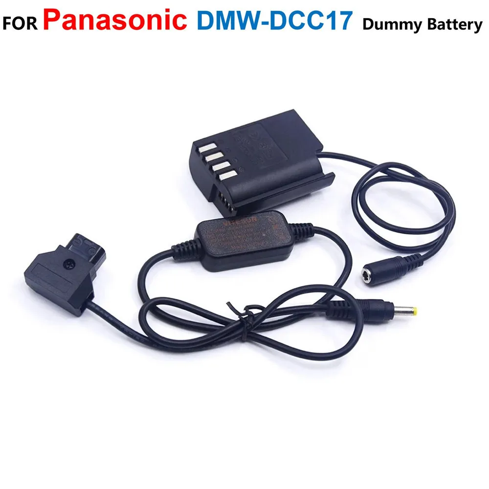 DMW-DCC17 acoplador CC DMW-BLK22 adaptador de batería falsa + Cable de alimentación reductor de D-TAP para cámara Panasonic Lumix S5 DC-S5 DC-S5K