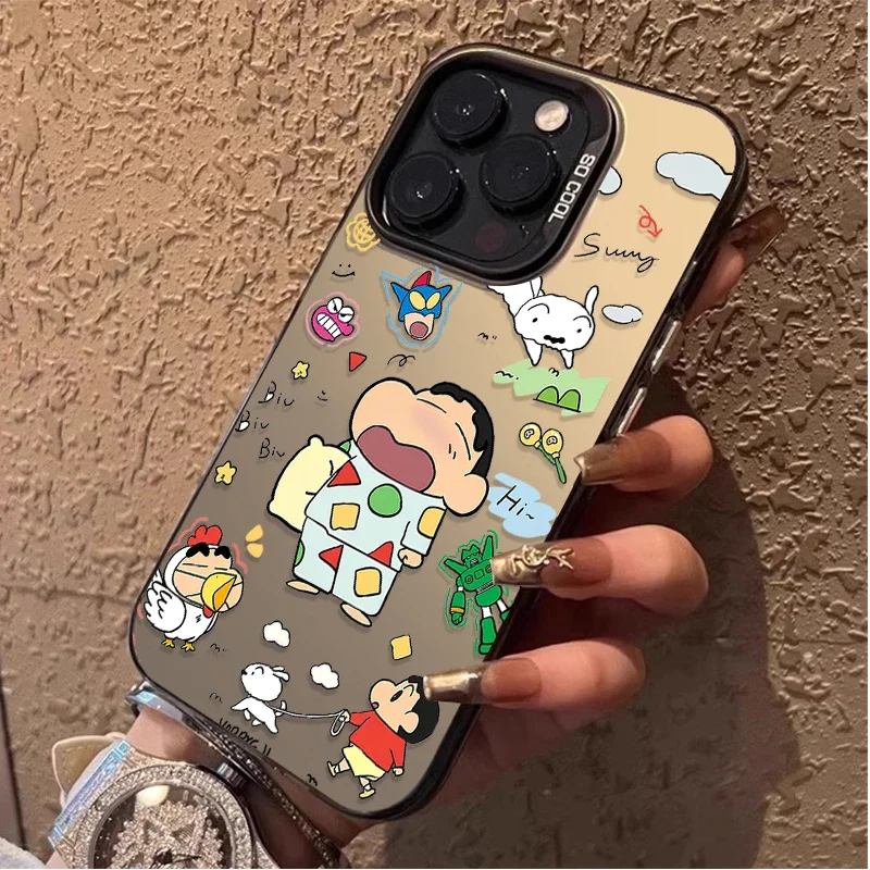 Bonita funda de PC con crayones C s-shinchans para Xiaomi 12T 11 Lite 5G NE 14T POCO X6 M5S 14 13 13 13T Pro X7 X5 X3 NFC F4 GT F5 F6 M6 Pro 4G