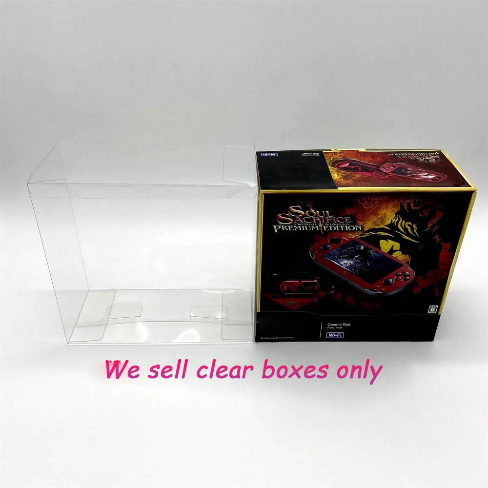 Cubierta transparente para PSV1000, PS VITA 1000 soul, juego de sacrificio, consola de versión limitada japonesa Hk, caja de almacenamiento para mascotas