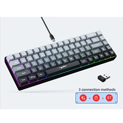 HXSJ V200 Teclado Gaming Inalámbrico RGB Multimodo