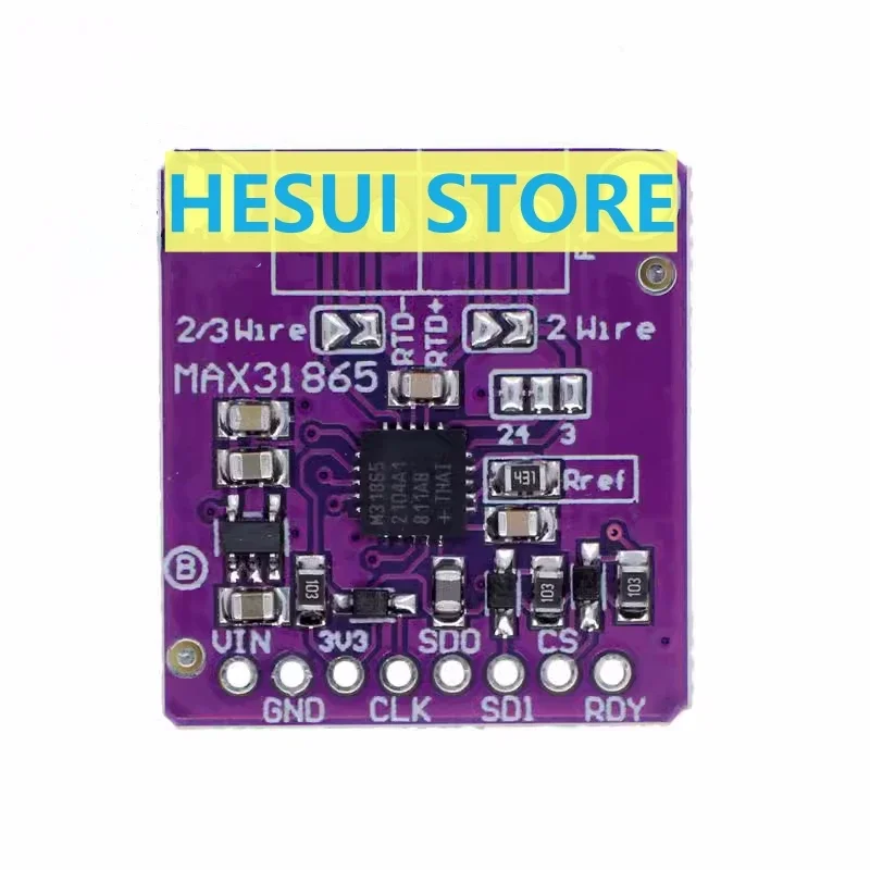 MAX31865 Módulo detector de temperatura de resistencia de platino sensor RTD PT100-PT1000 - imagen 4