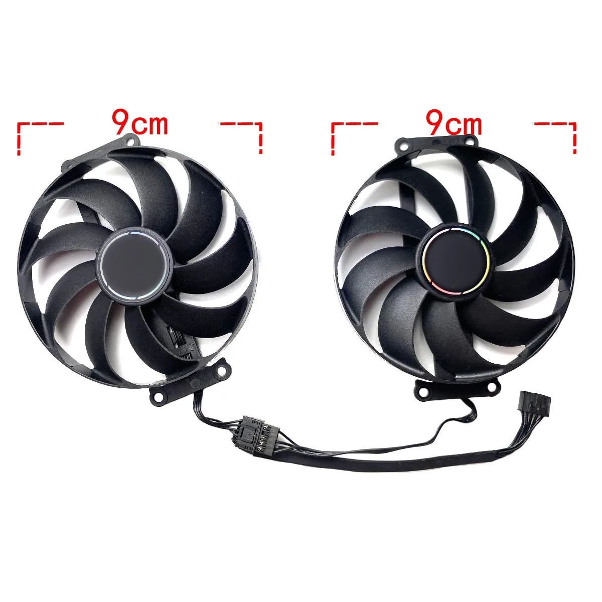 Nuevo para ASUS Radeon RX6500XT 6400 DUAL OC ventilador de repuesto para tarjeta gráfica - imagen 2
