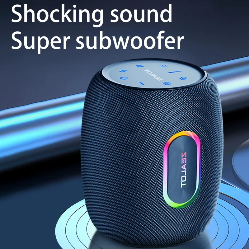 ZEALOT S64 50W Altavoces inalámbricas, altavoz de subwoofer portátil para exteriores resistente al agua IPX 6, batería de 14400mAh. - imagen 2