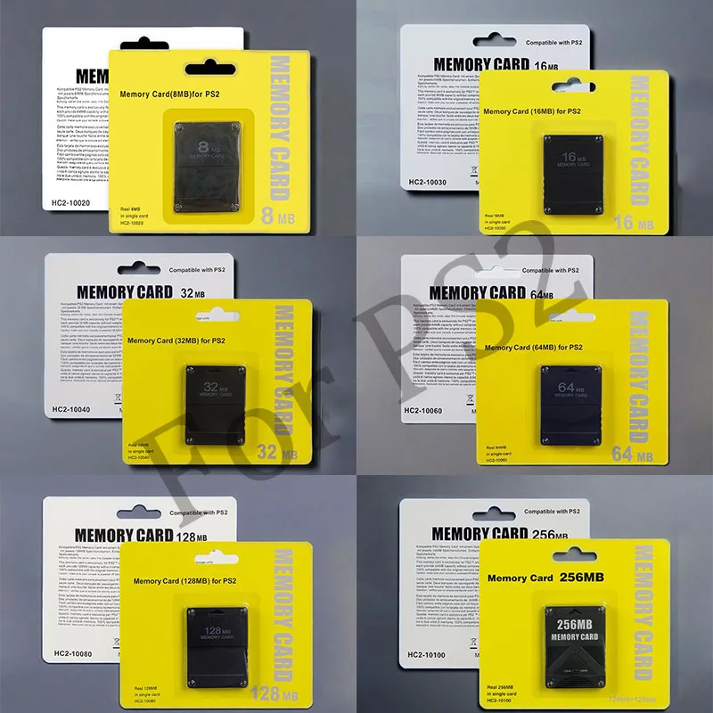 Tarjeta de memoria Megabyte de 8/16/32/64/128/256MB para Sony PS2 PlayStation 2 consola de datos de juegos delgada 1 ud. - imagen 2